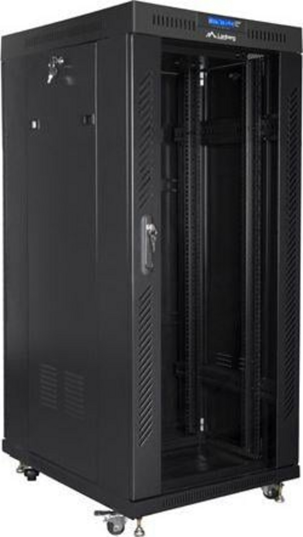 Dollap për pajisje Lanberg Rack 19 "27U (FF01-8027-12BL)