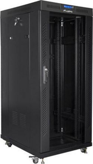 Dollap për pajisje Lanberg Rack 19 "27U (FF01-8027-12BL)