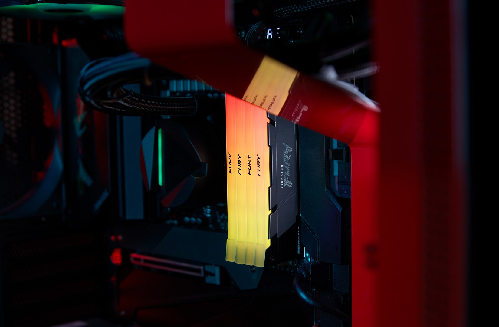 Memorie RAM Kingston FURY 16GB 3600MT/s DDR4 CL16 DIMM 1Gx8 Renegade RGB