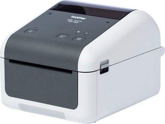 Printer etiketash Brother TD-4520DN, termik, rrjet, i bardhë