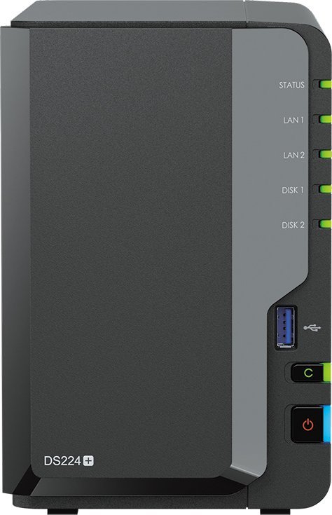 NAS Synology DiskStation DS224+, Intel Celeron J4125, 2GB DDR4, i zi