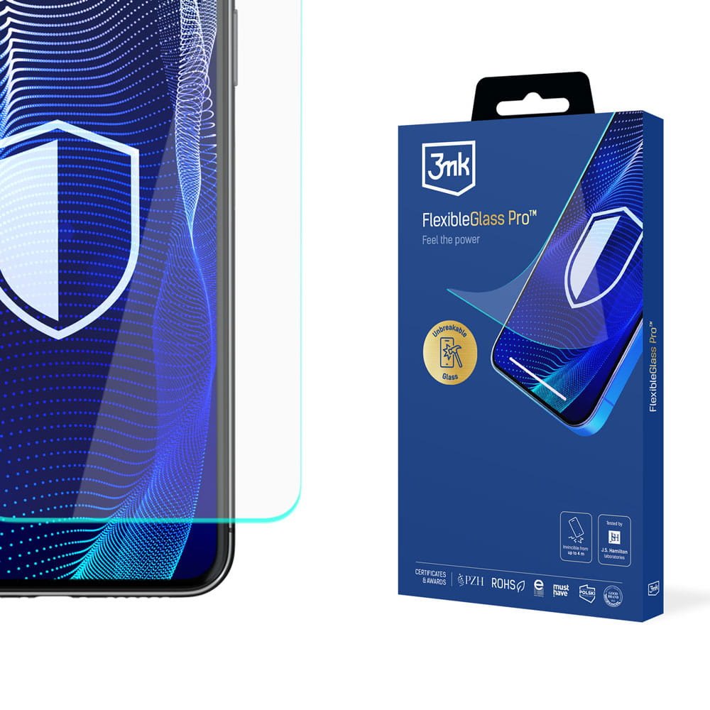 Xham mbrojtës 3mk FlexibleGlass Pro për Poco X6 Pro 5G, 0.3mm, transparent
