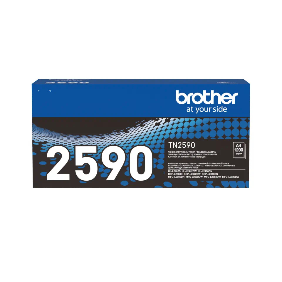 Toner për printer Brother TN-2590, 1200 faqe, i zi