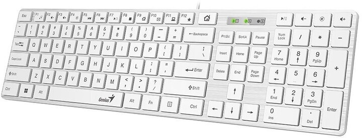 Tastierë Genius Slimstar 126, e bardhë