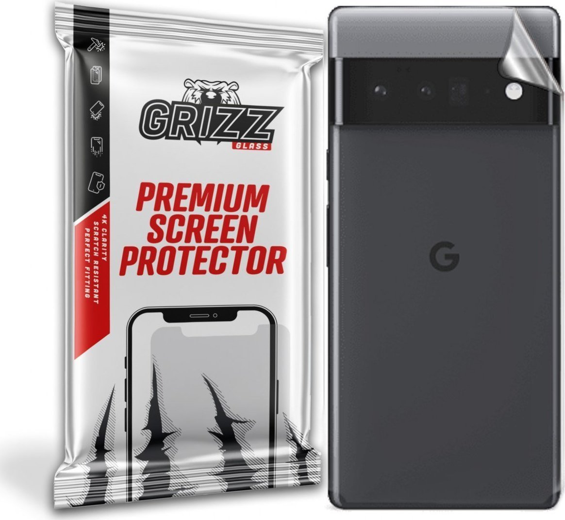 Film mbrojtës për pjesën e pasme GrizzGlass UltraSkin, për Google Pixel 6, transparent