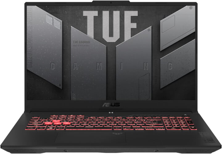 [OUTLET] Laptop ASUS TUF Gaming A17, 17.3", AMD Ryzen 7, 16GB RAM, 1TB SSD, NVIDIA GeForce RTX 4050 6GB GDDR6, i zi