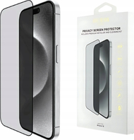 Mbrotës ekrani Guess Tempered Glass për iPhone 16 Pro, Privacy, 2.5D, transparent