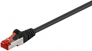 Kabllo rrjeti Goobay 68693, Cat6 S FTP, 1m, e zezë