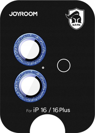 Mbrojtës lente Joyroom JR-MSF0300 për iPhone 16 16 Plus, xham Corning, 1 copë, blu