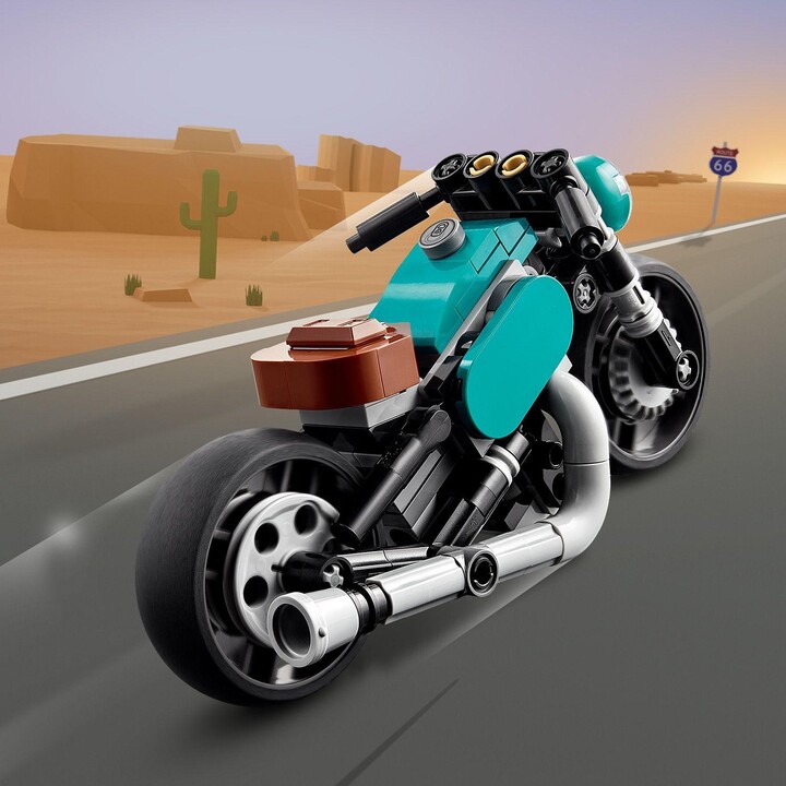 Set LEGO® Creator 31135 Retro Motorcycle, 128 pjesë