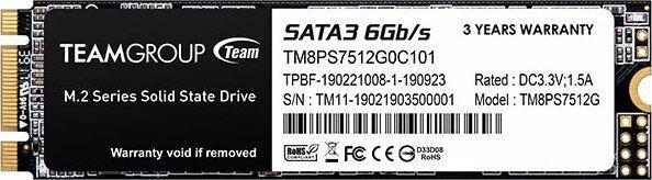 Disk SSD TeamGroup MS30, 512GB, M.2 2280 SATA III