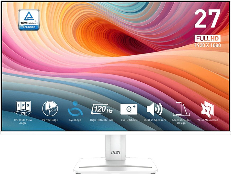 Monitor MSI PRO MP273AW, 27", Full HD, i bardhë