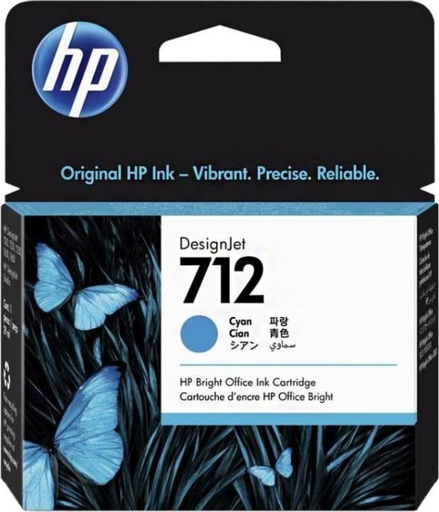 Ngjyrë për printër HP 3ED67A No.712, e kaltër