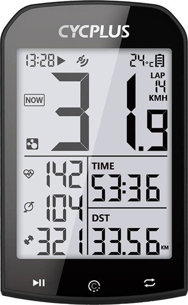 Kompjuter biçiklete Cycplus M1, ekran 2.9", Bluetooth ANT+, i zi