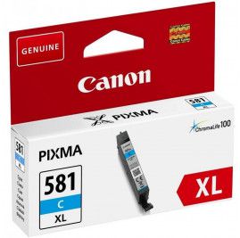 Ngjyrë për printer Canon original CLI-581C XL, e kaltër