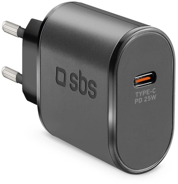 Karikues muri SBS TETR1CPD25, për smartphone dhe tablet, AC, i zi