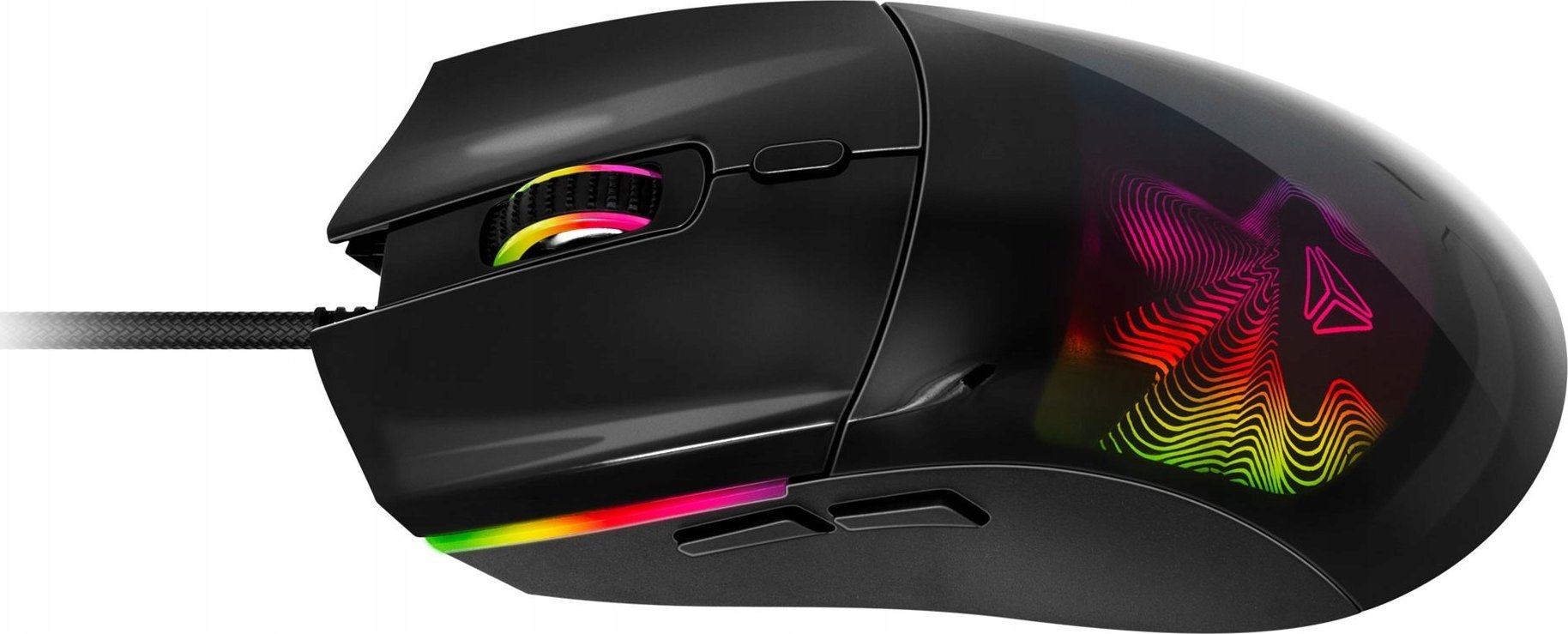Maus gaming Yenkee YMS 3010 PRISMA, optik 12000 DPI, 6 butona, me kabllo USB, i zi