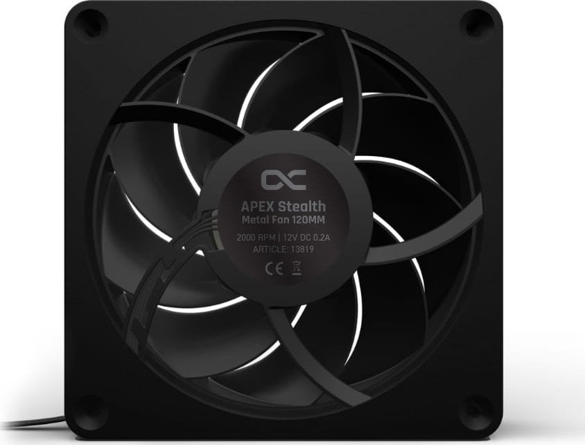 Ftohës Alphacool Apex Stealth Metal, 120 mm, i zi