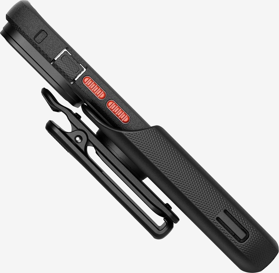 Mbrojtëse telefoni Tech21 Evo Max T21-9202, për iPhone 13 Pro, me holster, e zezë