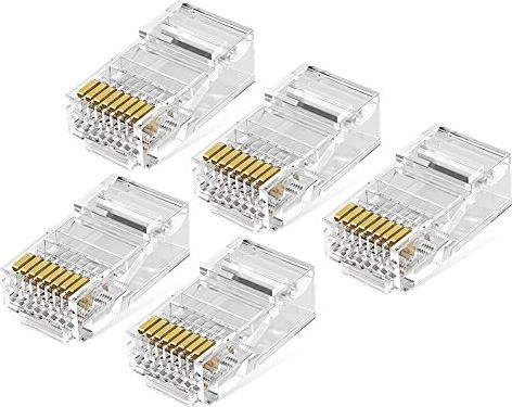 Set lidhësesh për kabllo rrjeti Ugreen RJ-45, 8P/8C, Cat.5/5e, 50 copë