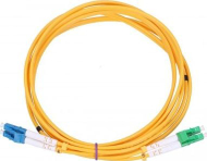 Kabllo patchcord optike ExtraLink LC UPC në LC APC, single mode G.657A1, duplex 2m, e verdhë