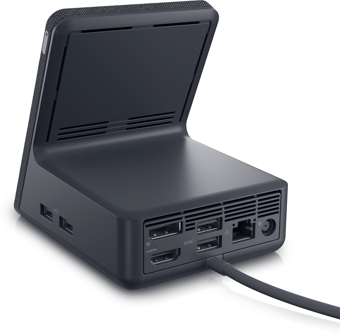 Stacion dokimi Dell Dual Charge HD22Q, USB-C, 90W, karikim wireless, i zi
