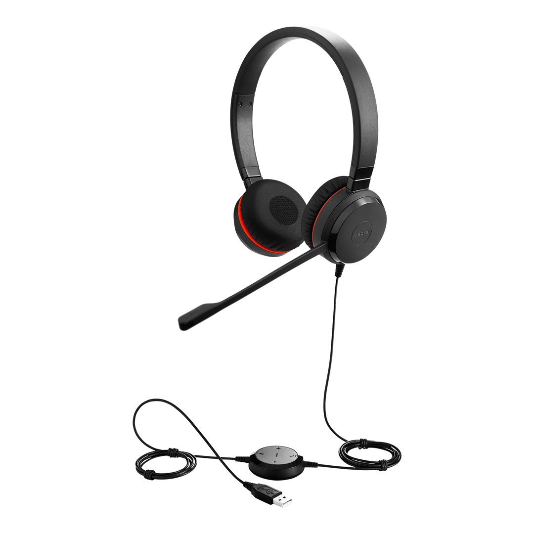 Kufje Jabra EVOLVE 30 II, me kabllo, të zeza