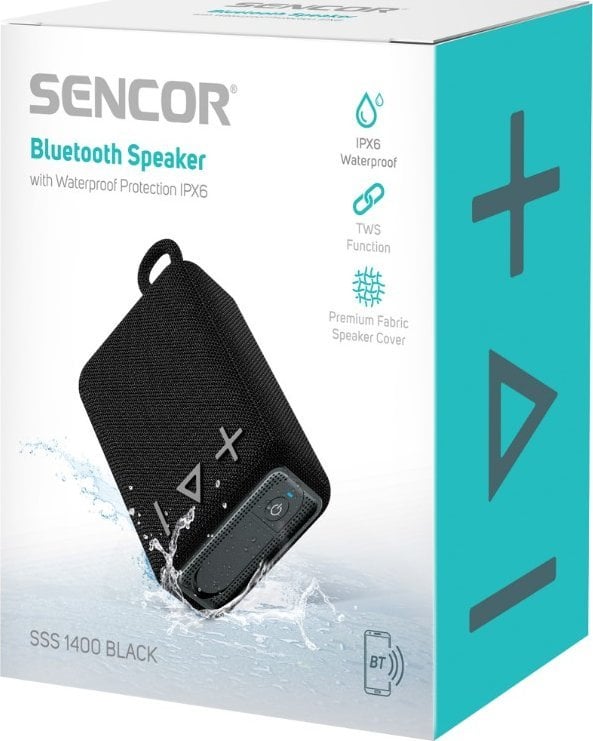 Altoparlant Bluetooth Sencor SSS 1400, 5W, IPX6, 1800mAh, i zi