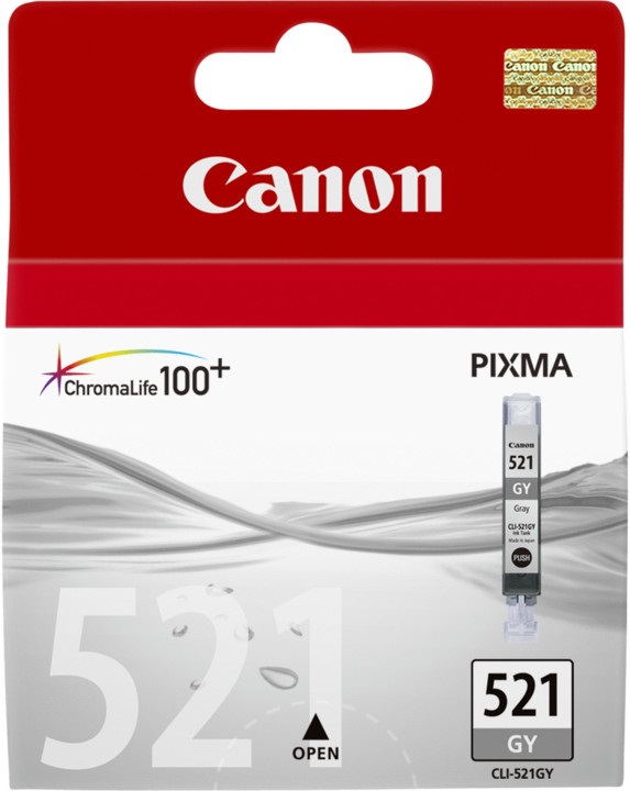 Ngjyrë Canon CLI-521GY, 9ml, e hirtë