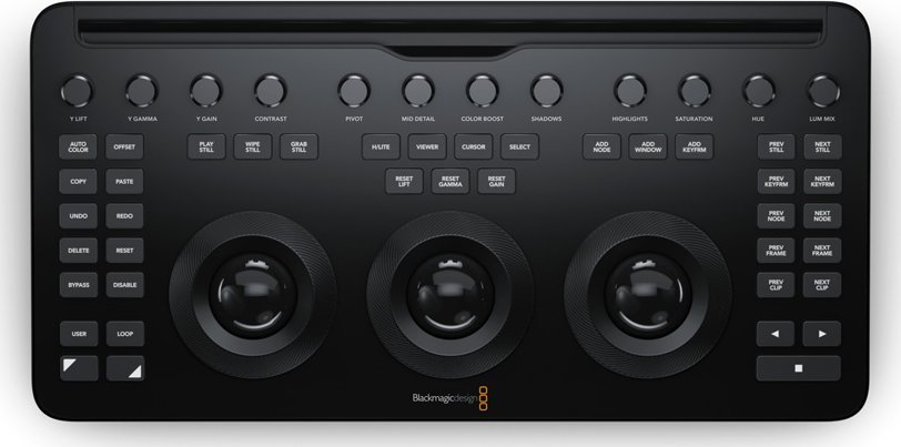 Panel kontrolli Blackmagic Design DaVinci Resolve Micro Color Panel, kompakt, Bluetooth USB C, i zi