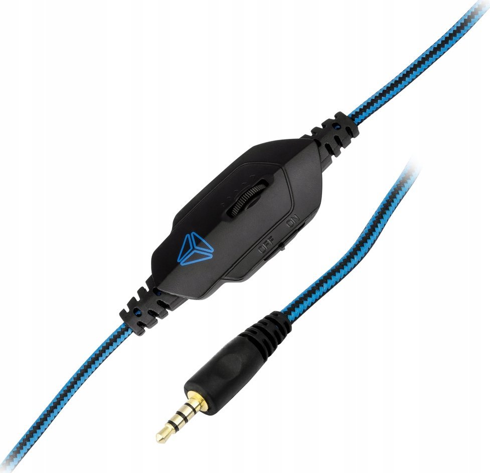 Kufje gaming Yenkee YHP 3005 Guerrilla, me mikrofon, jack 3.5mm, zi blu