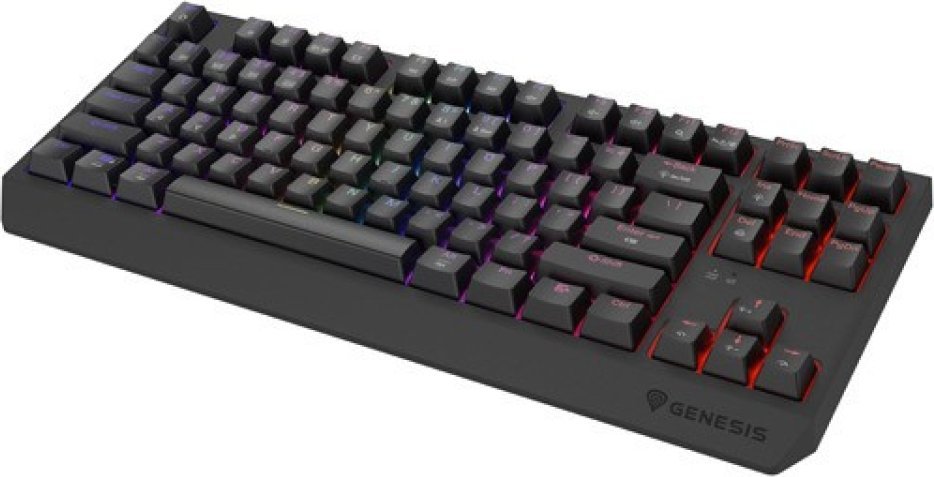 Tastierë wireless mekanike Genesis Thor 230 TKL, RGB, Outemu Red, e zezë