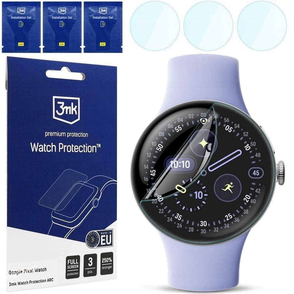 Mbrojtës ekrani 3mk ARC Pro për Google Pixel Watch 4 41mm, transparent
