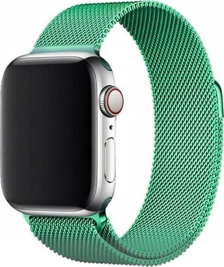 Rrip për orë inteligjente Hurtel Magnetic Strap për Apple Watch 7 41mm, çelik inox, mbyllje magnetike, mente