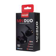 Dëgjuese Maxell MINI DUO, Wireless, të zeza