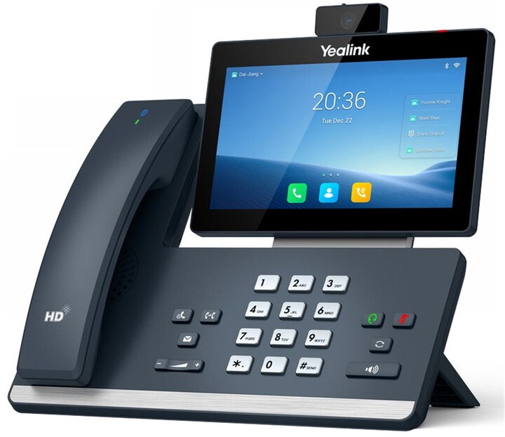Telefon me kamerë YEALINK SIP-T58W Pro, i zi
