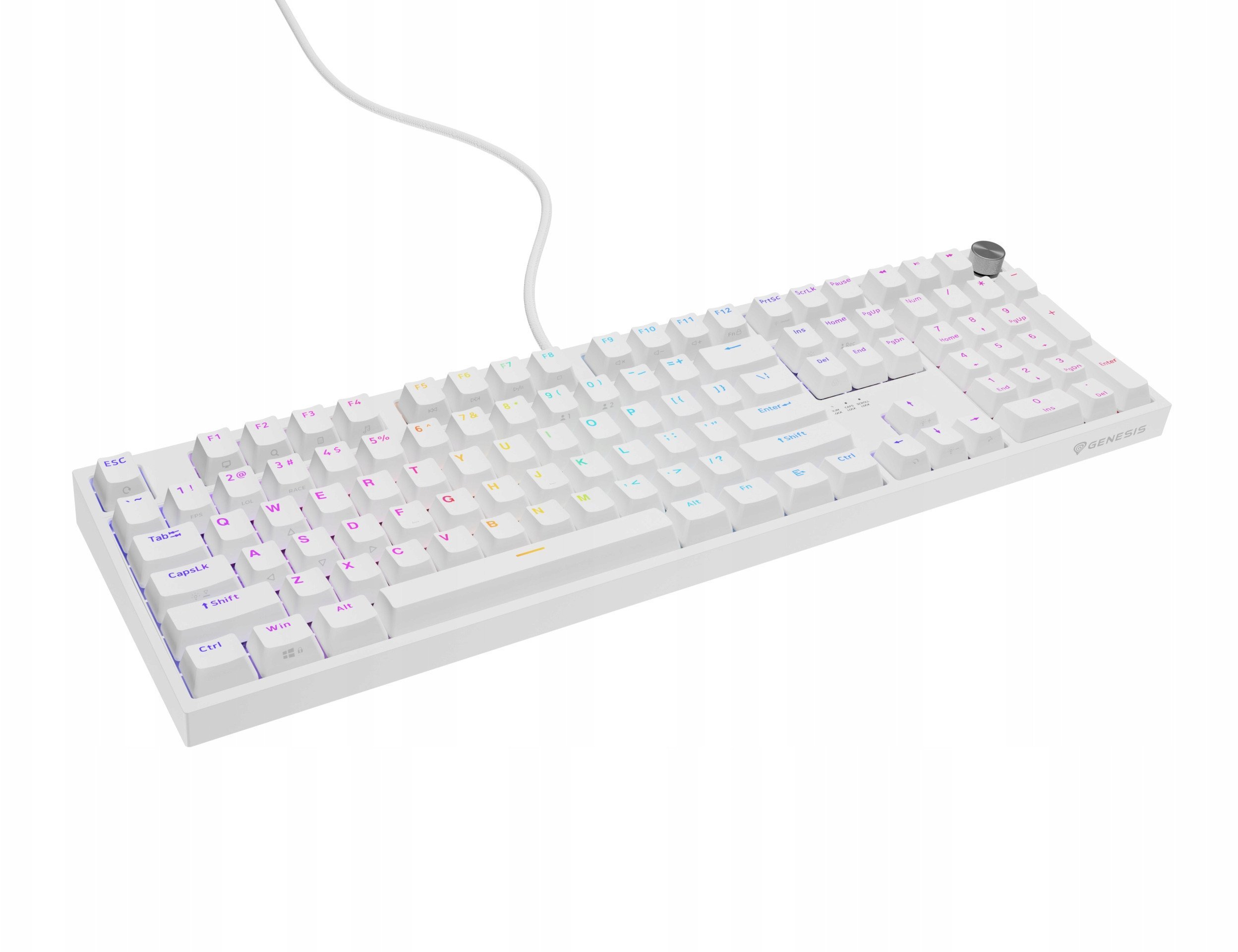 Tastierë mekanike Genesis Thor 404 US NKG-2300, RGB, me kabllo, e zezë