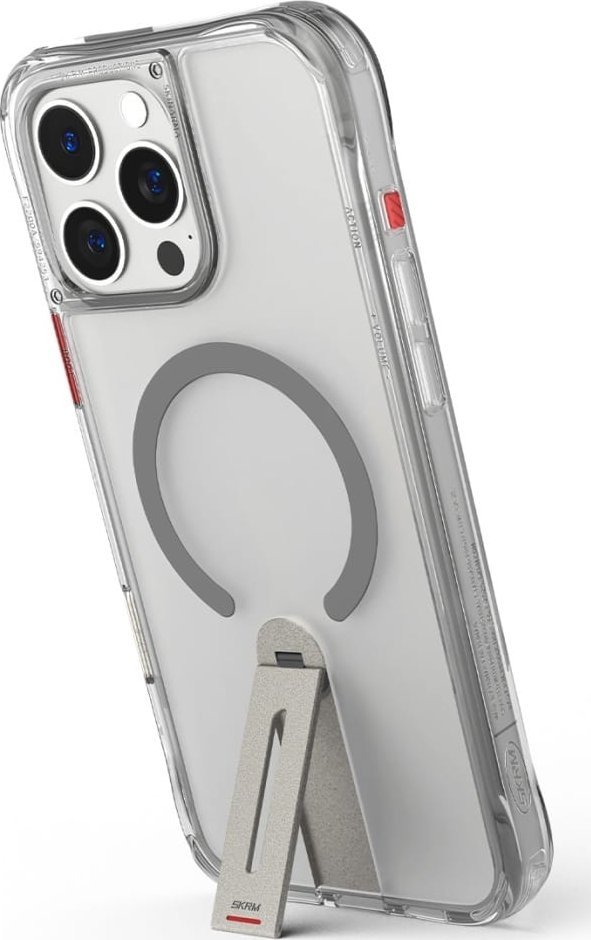 Kapotë telefon Skinarma Helix për iPhone 16 Pro Max, magnetik MagSafe, mbrojtje 360°, titanium