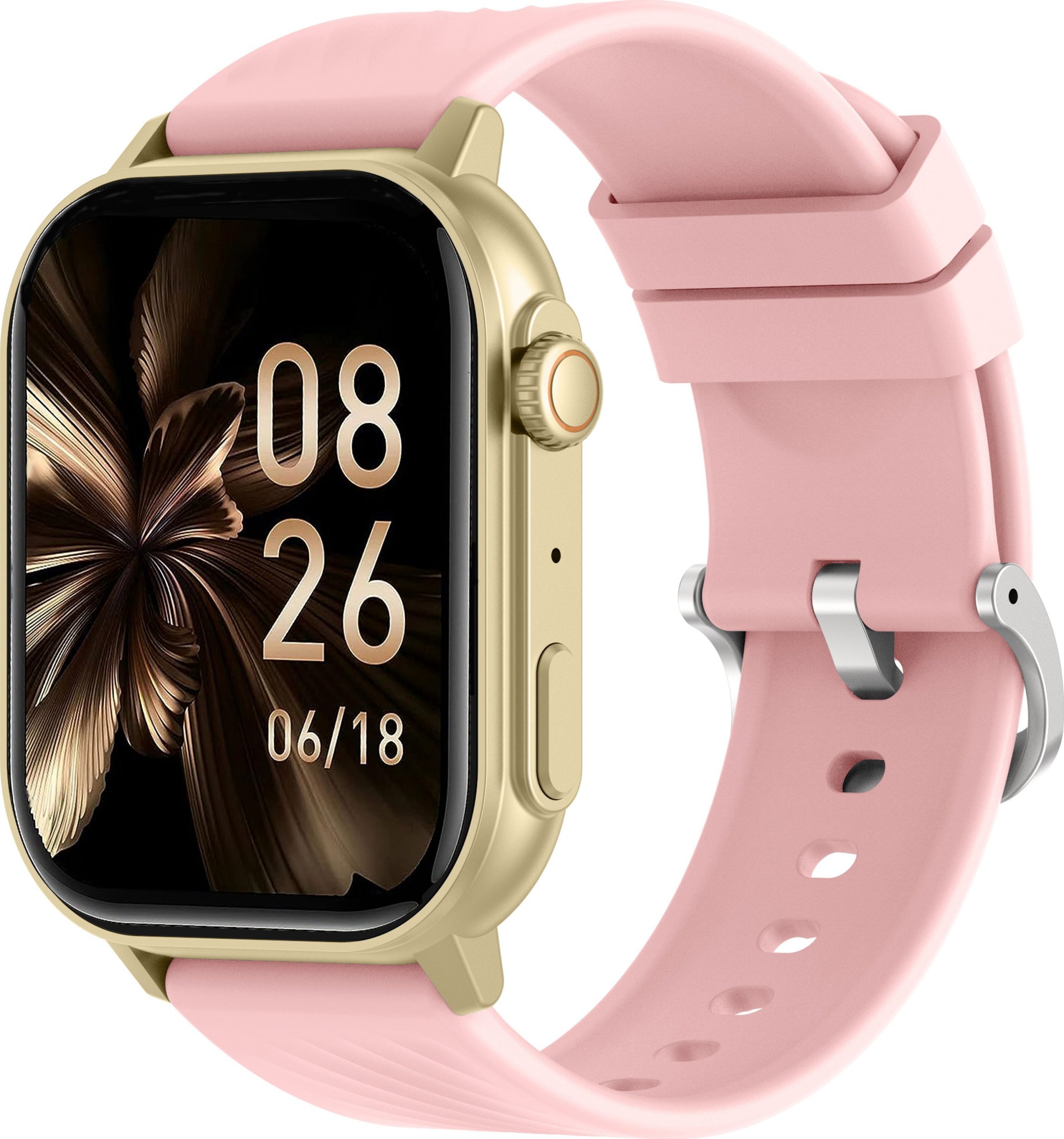 Ora inteligjente Gravity GT15-7, Bluetooth Calls, IP67, ari rozë