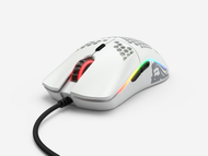 Maus gaming Glorious Model O, optik, me RGB, i bardhë mat