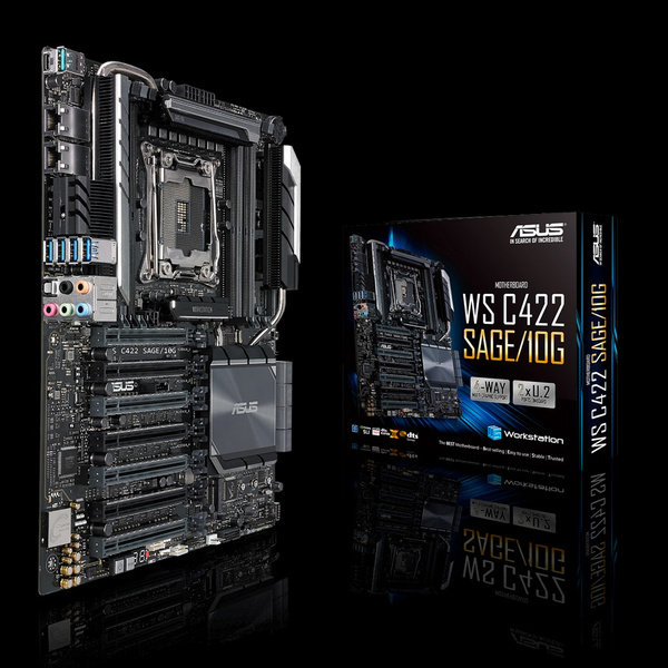 Pllakë amë ASUS WS C422 SAGE/10G Intel C422 LGA 2066 (Socket R4) CEB