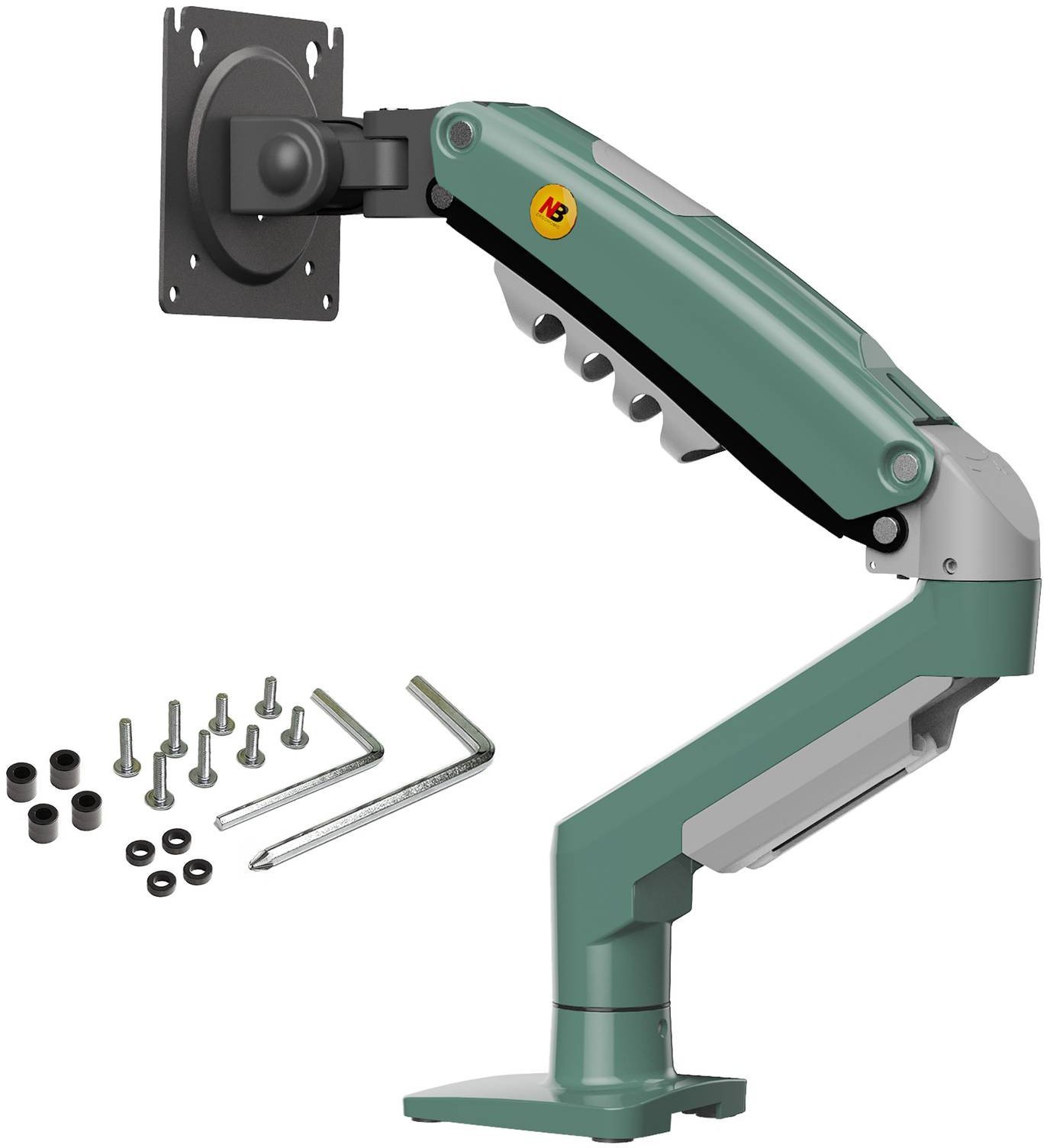 Krah monitori Northbayou F80, 17"-30", VESA 75x75 100x100, gri mat