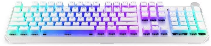 Tastierë Endorfy Thock Wireless Pudding, Kailh Red, e bardhë, US