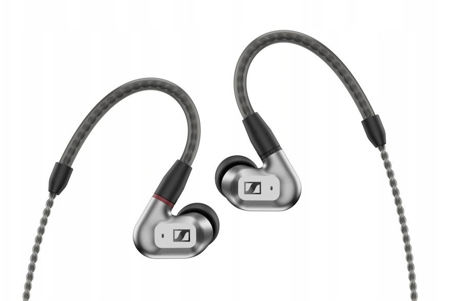 Kufje në vesh Sennheiser IE 200, dinamikë 7 mm, kabëll 3.5 mm, argjendi