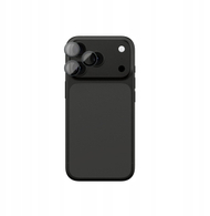 Mbrojtëse xhami kamere Amazingthing Sapphire për iPhone 17 Pro Pro Max, safir transparent, kornizë gri