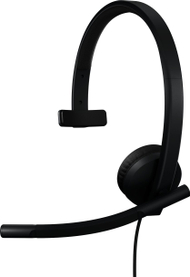Kufje me mikrofon Logitech H570e, USB, anulim zhurme, të zeza