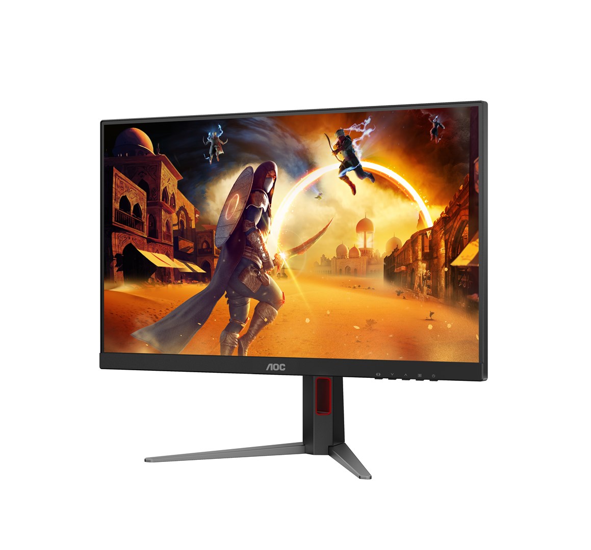 Monitor gaming AOC G4 27G4HA, 27", Full HD, LED, i zi me të kuqe