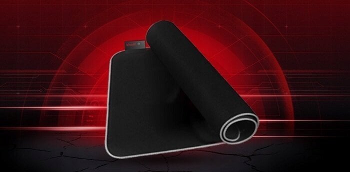 Mousepad lojërash A4tech Bloody MP-35N, RGB, madhësi e madhe, i zi