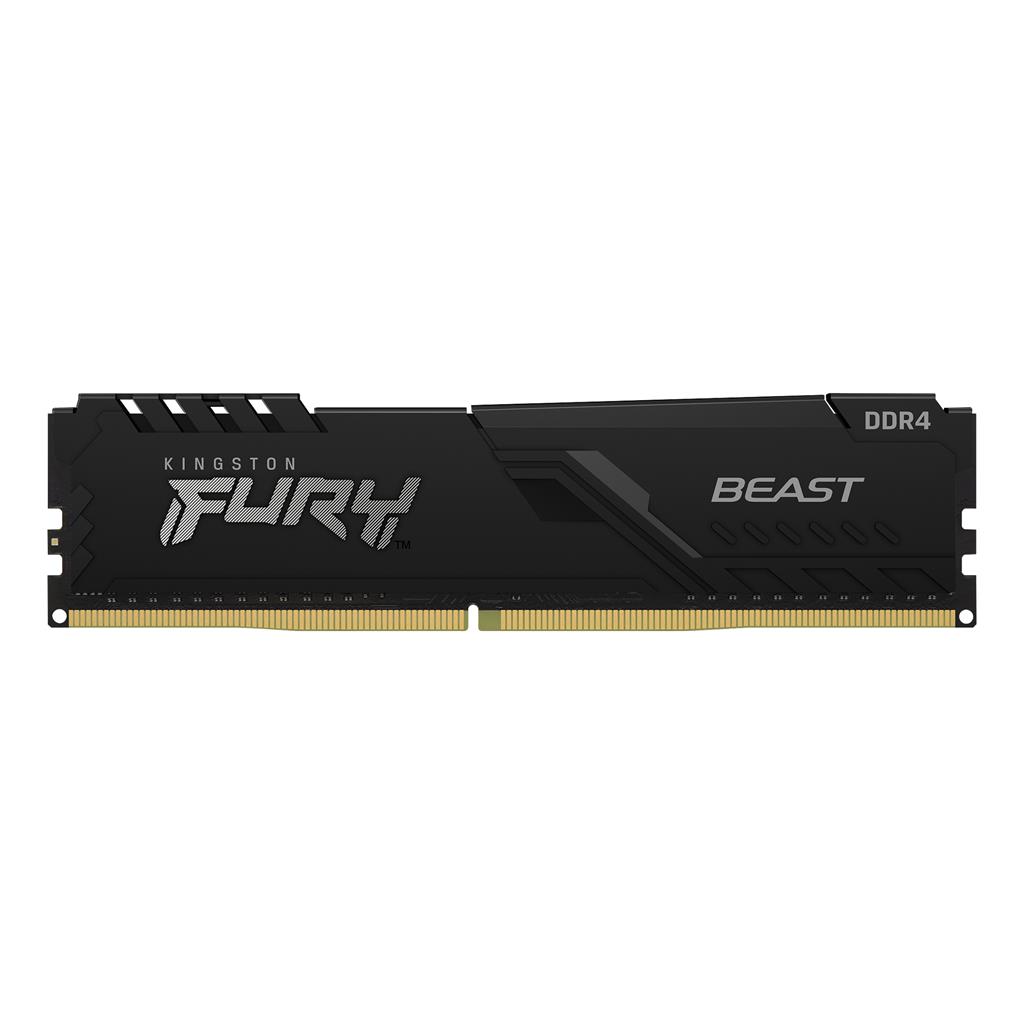 Memorie RAM Kingston FURY Beast, 8GB DDR4 3200MHz CL16, e zezë
