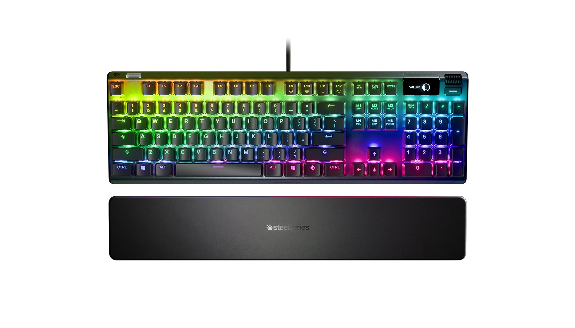 Tastierë lojërash SteelSeries Apex Pro, RGB LED, e zezë